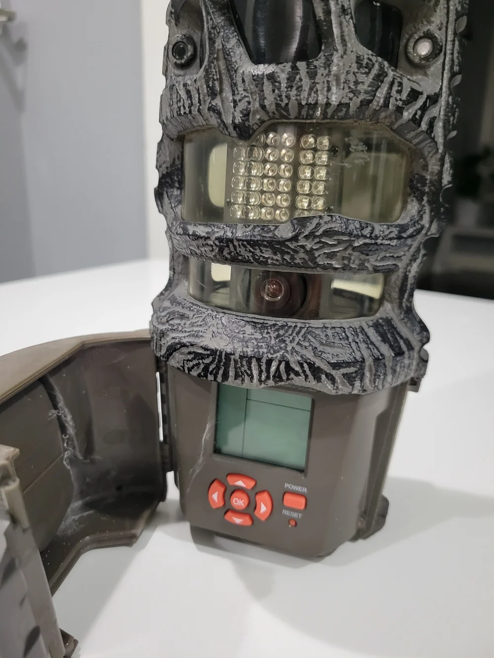 Gray Camouflage Lantern-Style Trail Camera Lantern - Unbranded